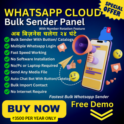 Cloud Whatsapp Marketing & Chatbot